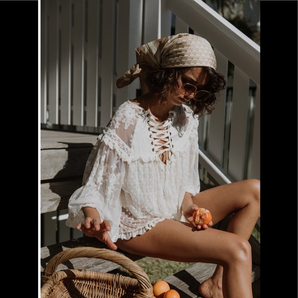 Spell Tops - SPELL DAWN LACE BLOUSE